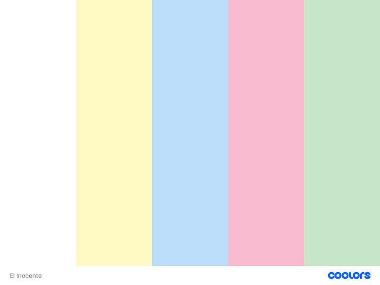 Colores para el arquetipo Inocente